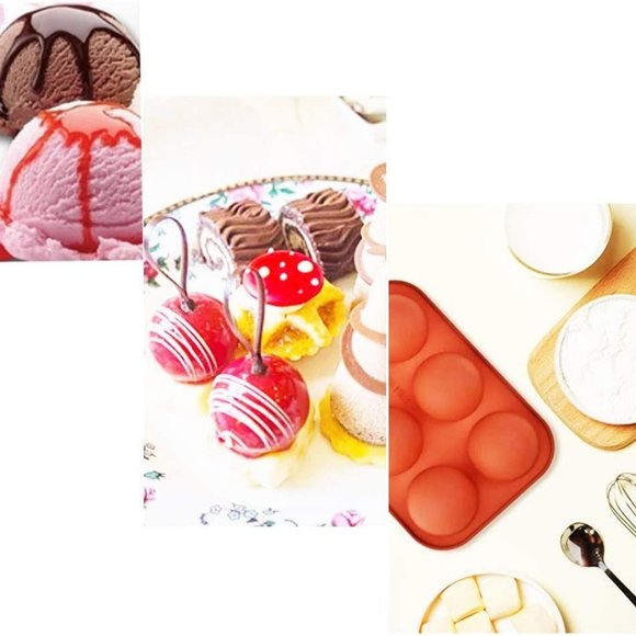 Semi Sphere Chocolate Bomb Mold Silicone NEW - Picture 4 of 4